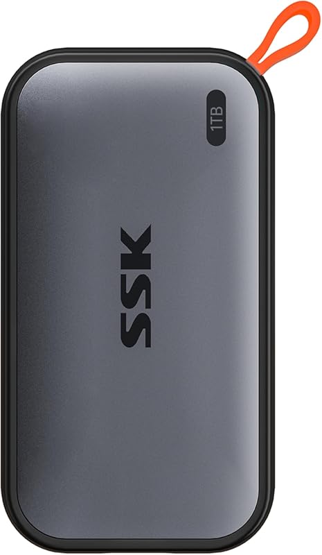 SSK Portable SSD 1TB External Solid State Drives, up to 1050MB/s USB C