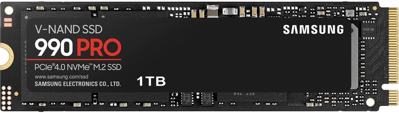 Samsung 990 PRO 1TB NVMe M.2 SSD Gen4 PCIe for High Performance Comput