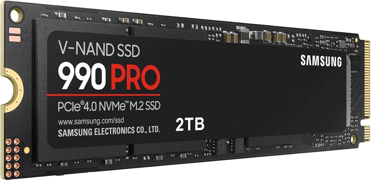 Samsung 990 PRO 2TB Gen4 NVMe SSD for High-End Gaming and Computing