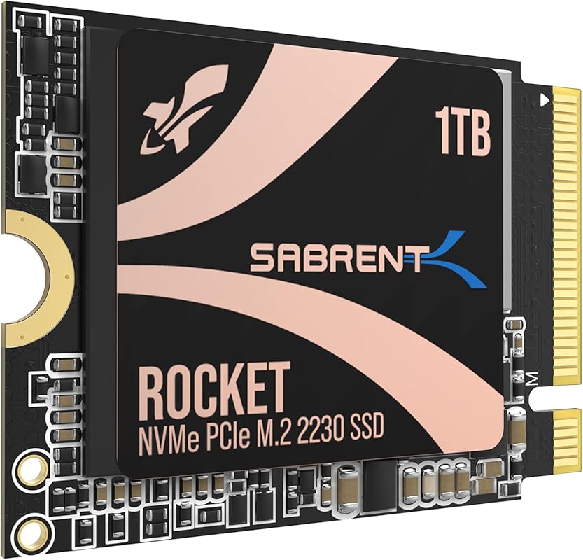 Sabrent Rocket 2230 1TB NVMe SSD for Steam Deck, Surface Pro, and ROG 