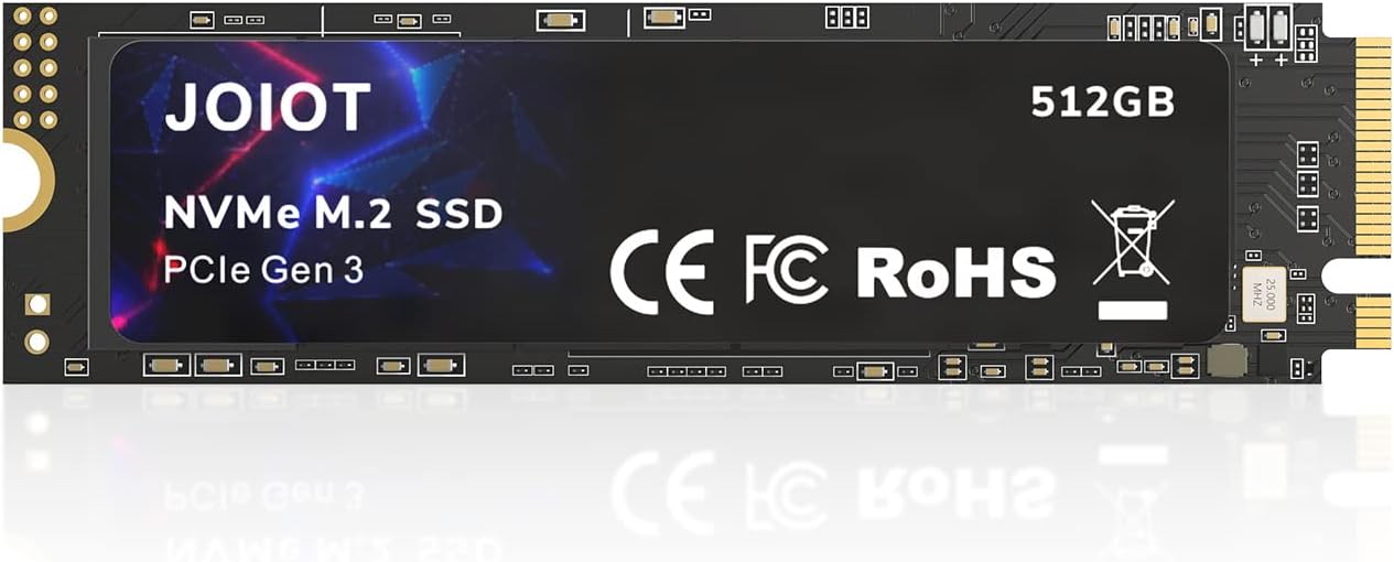 512GB SSD NVMe M.2 Internal Solid State Drive,Up to 3500MB/s, w/V-NAND