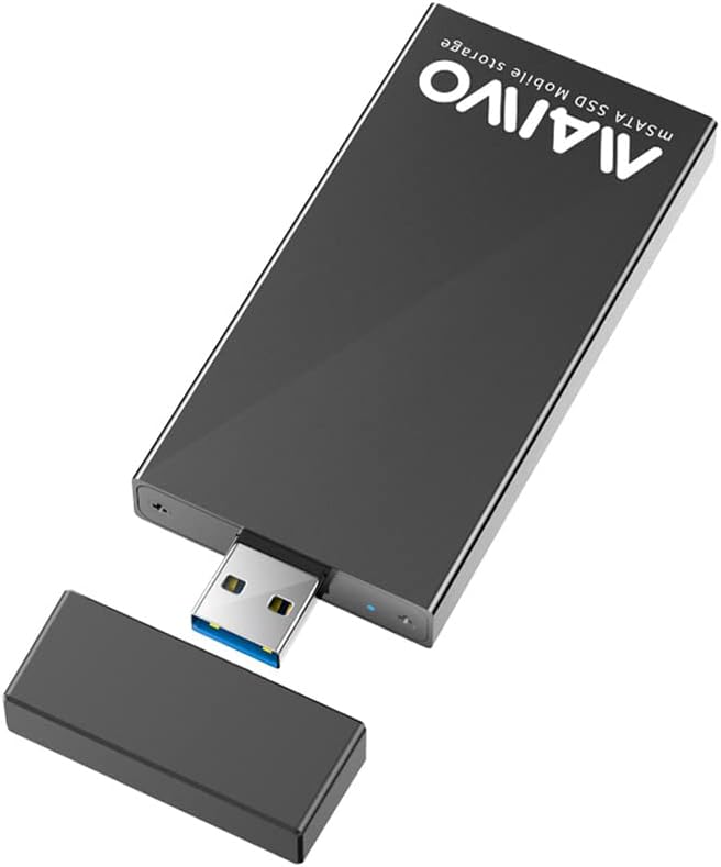 MAIWO mSATA to USB 3.0 Adapter, mSATA SSD Enclosure Reader, 30x30 30x5