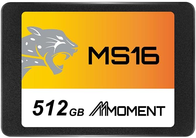 MMOMENT MS16 512GB 2.5 Inch SATA III 6 GB/s Internal Solid State Drive