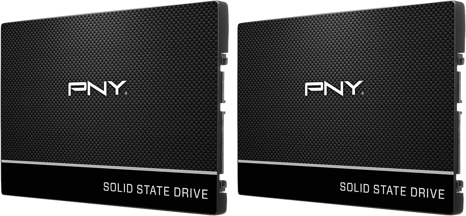 PNY CS900 250GB 3D NAND 2.5” SATA III Internal Solid State Drive, 2 Pa
