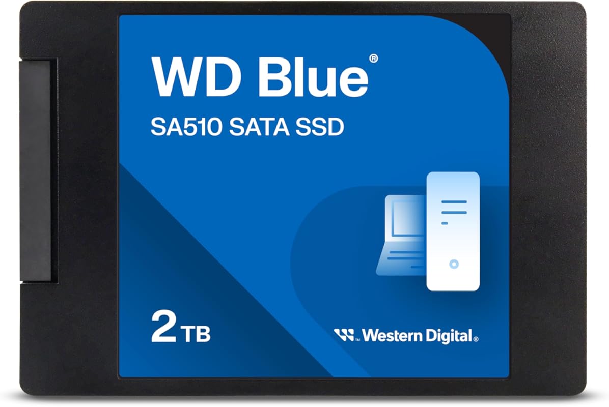 Western Digital 2TB WD Blue SA510 SATA Internal Solid State Drive SSD
