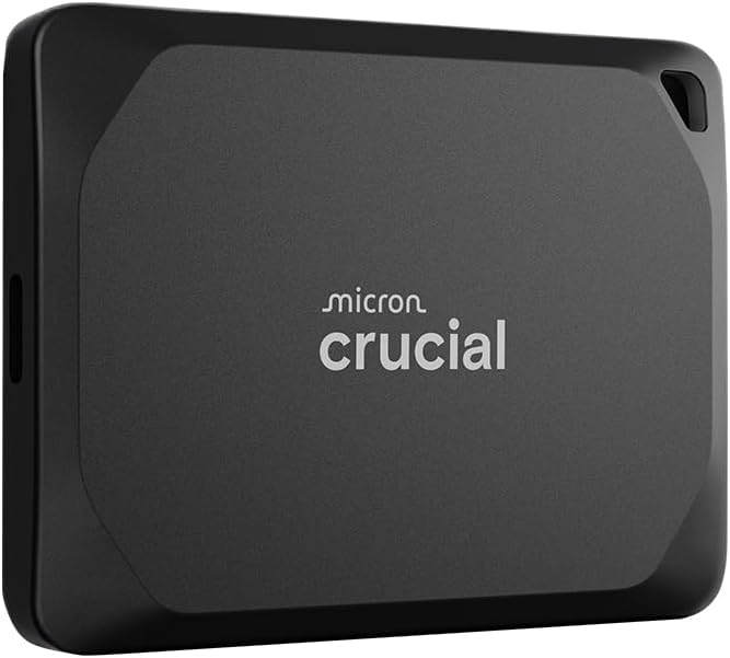 Crucial X10 Pro 2TB Portable SSD with 2100MB/s Read and 2000MB/s Write