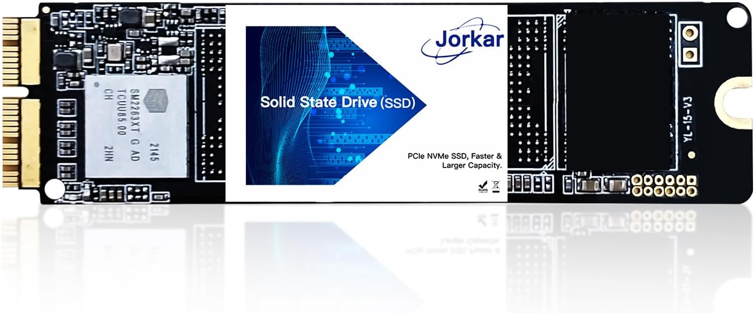 1TB Internal SSD for MacBook Air and Pro 2013-2017 with 12+16 Pin Conn