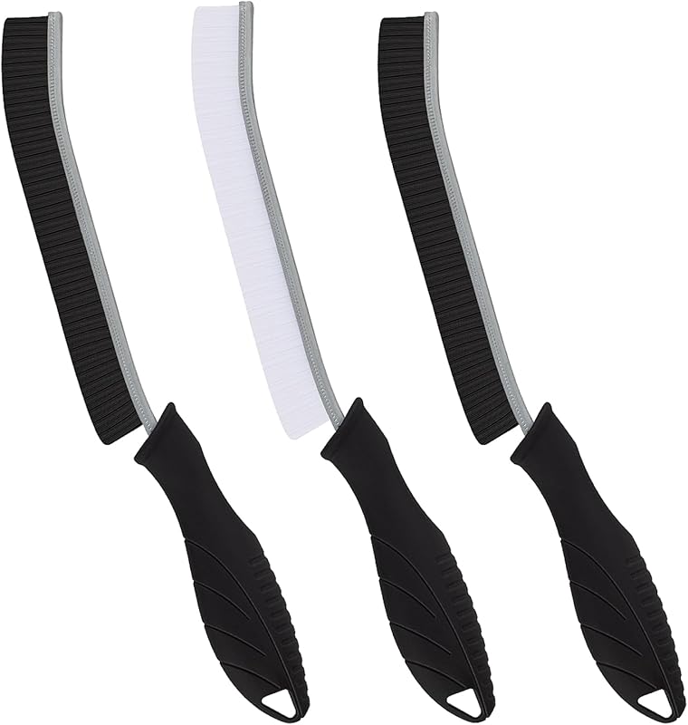 Hard Bristle Crevice Cleaning Brush for Kitchen, Bathroom, Grout, and