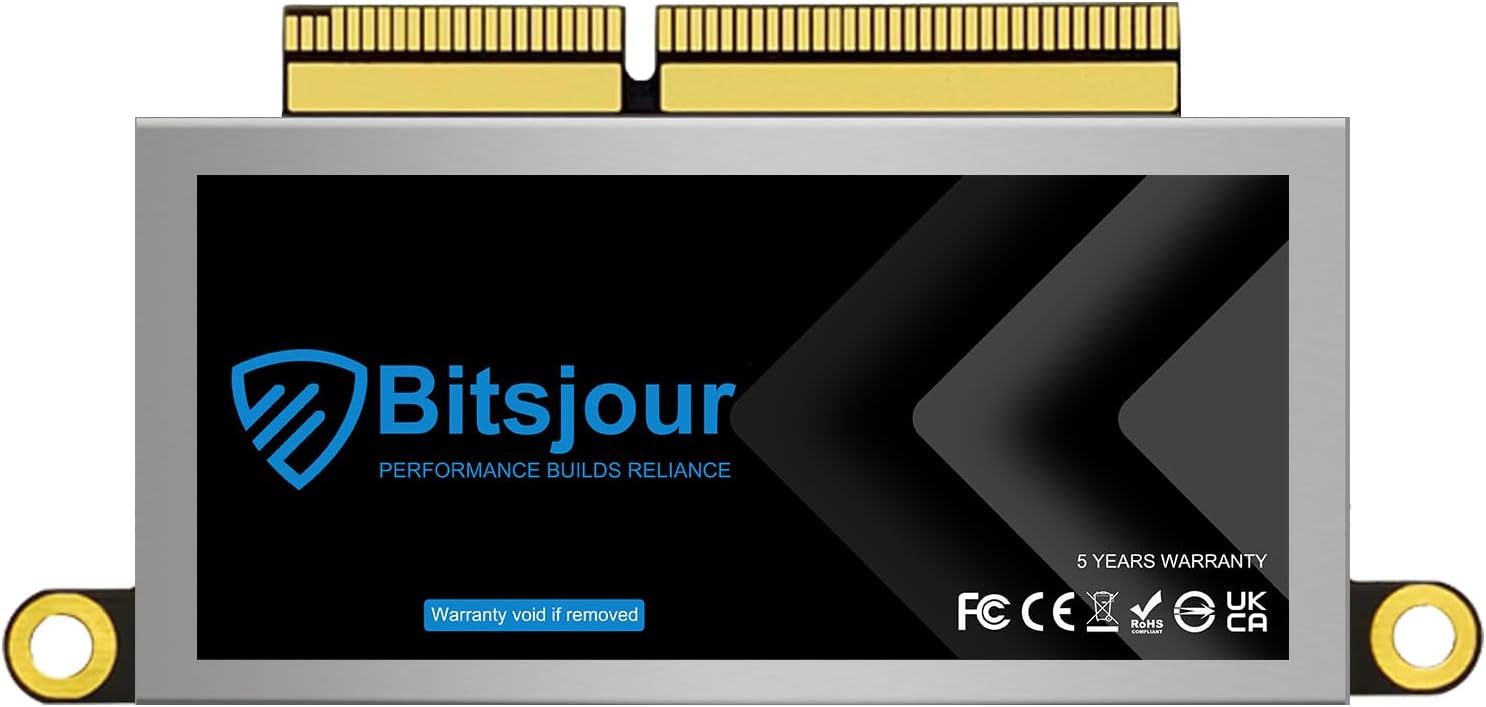 1TB M.2 NVMe SSD Replacement for MacBook Pro 2016–2017 Non-Touch Bar M