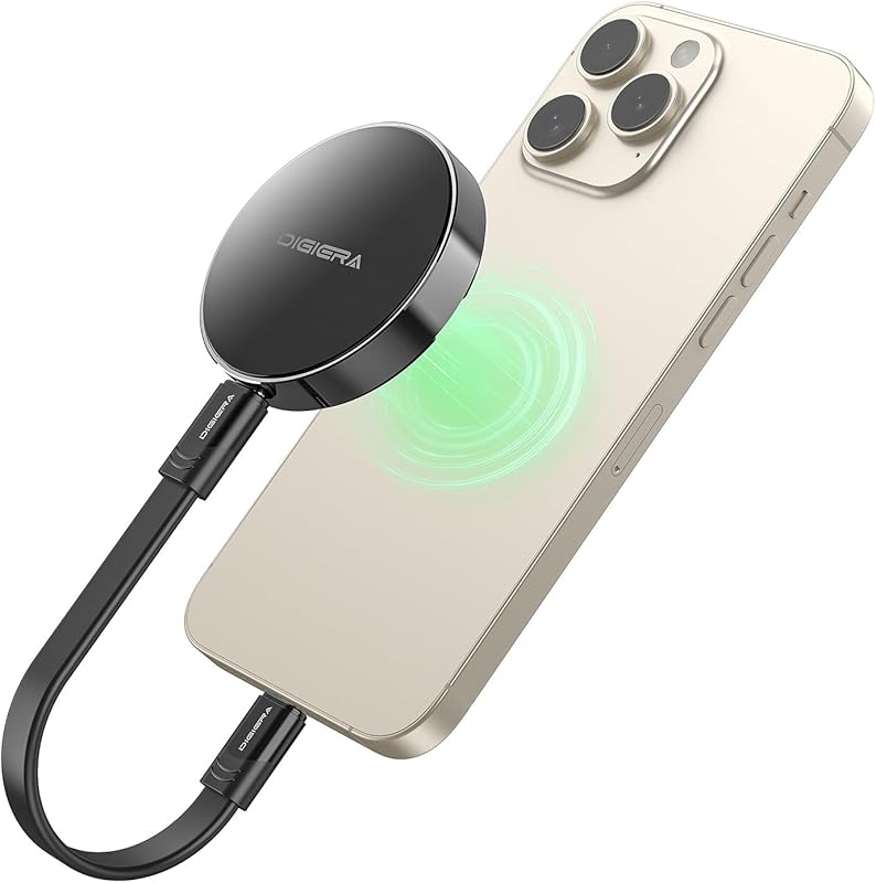 512GB Magnetic Portable SSD, External Solid State Drives with USB-C 3.