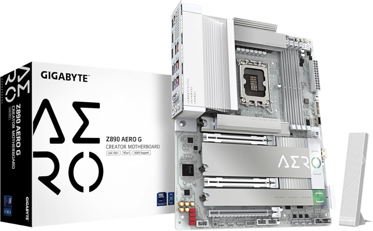 GIGABYTE Z890 AERO G Intel Core Ultra  LGA 1851 Motherboard, ATX, DDR5