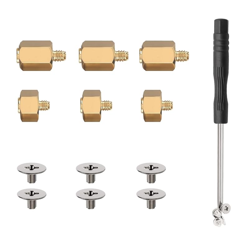 M.2 SSD Screw and Standoff Kit for Asus ASRock Motherboards, PCle NVMe