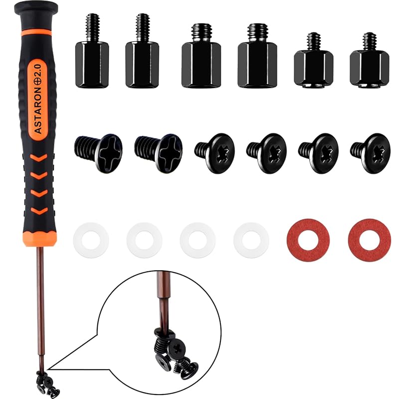 ASTARON M.2 SSD screws compatible with PS5 and major motherboards like