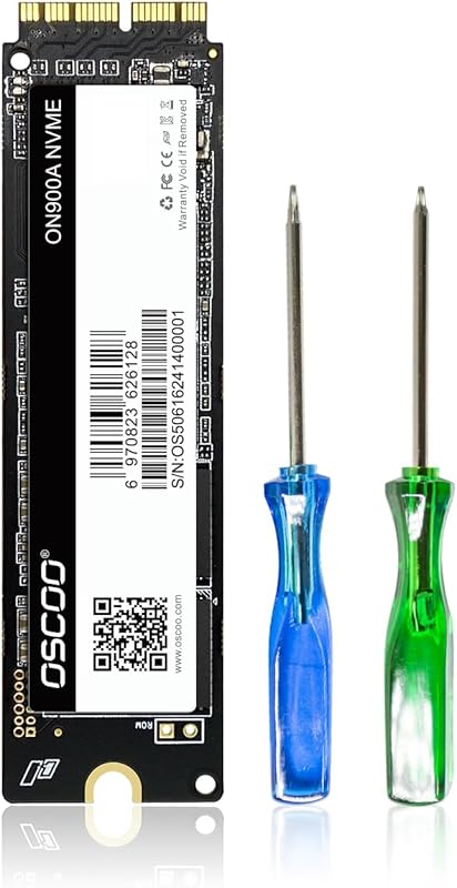 1TB NVMe SSD for MacBook Pro 2012, PCIe Gen3.0x4, 2100MB/s read speed