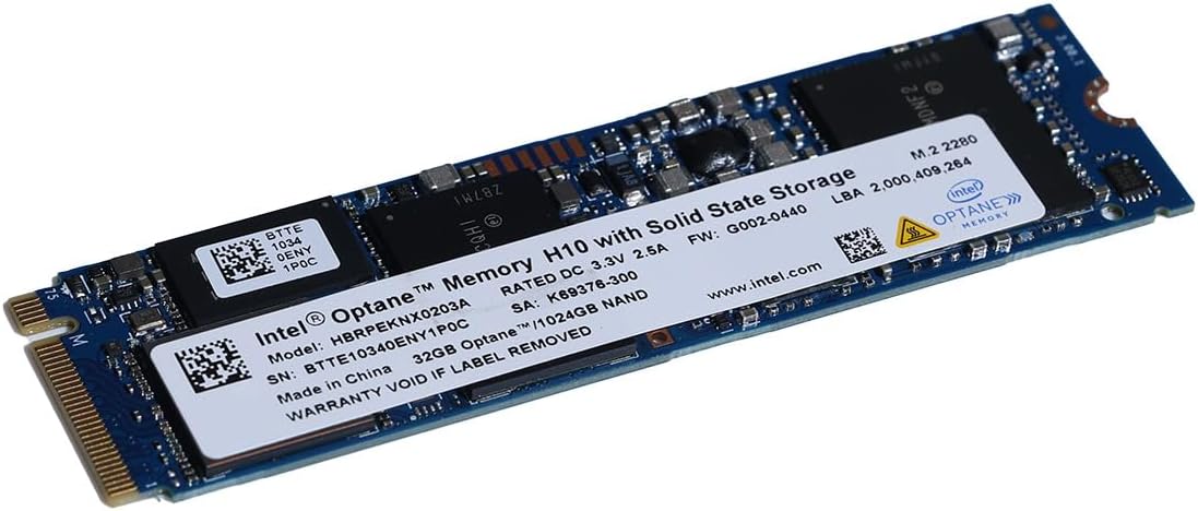New Optane H10 HBRPEKNX0203AH SSD PCIe NVME M.2 for Yoga C940 Inspiron