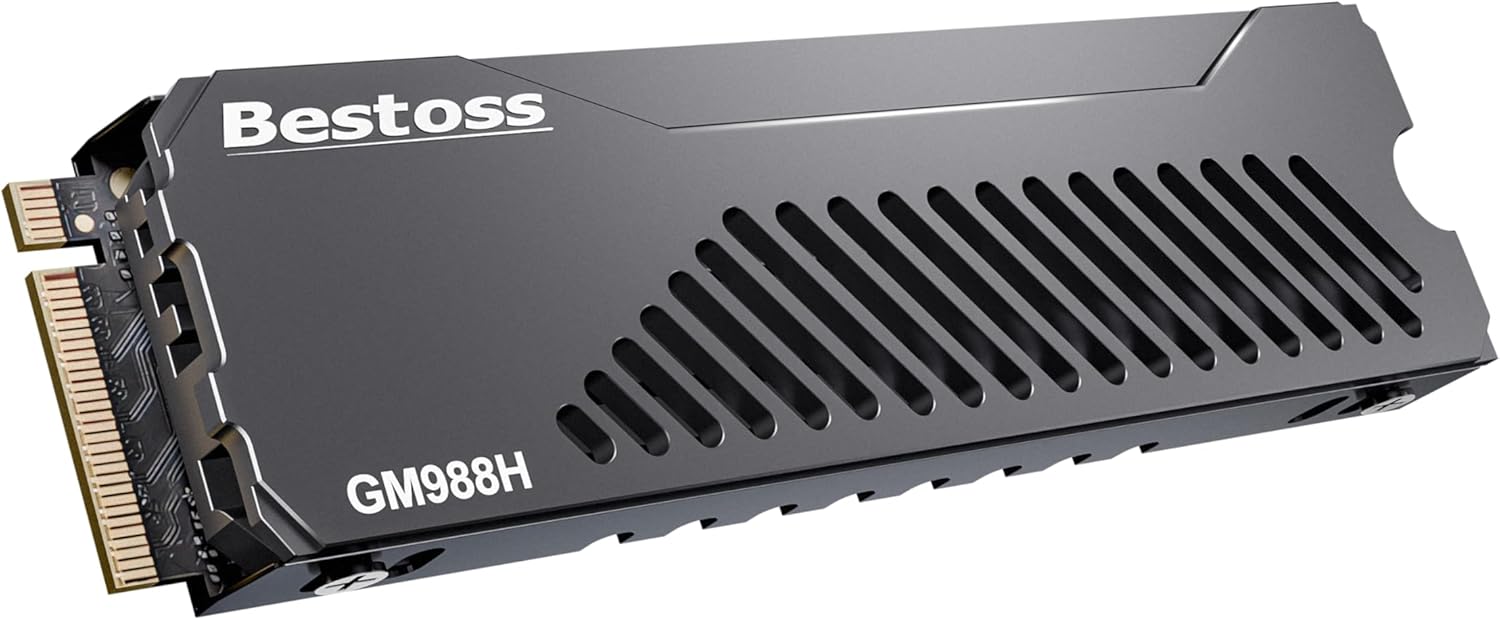 2TB M.2 NVMe SSD with Heatsink for PS5, Gaming, and High-Performance P