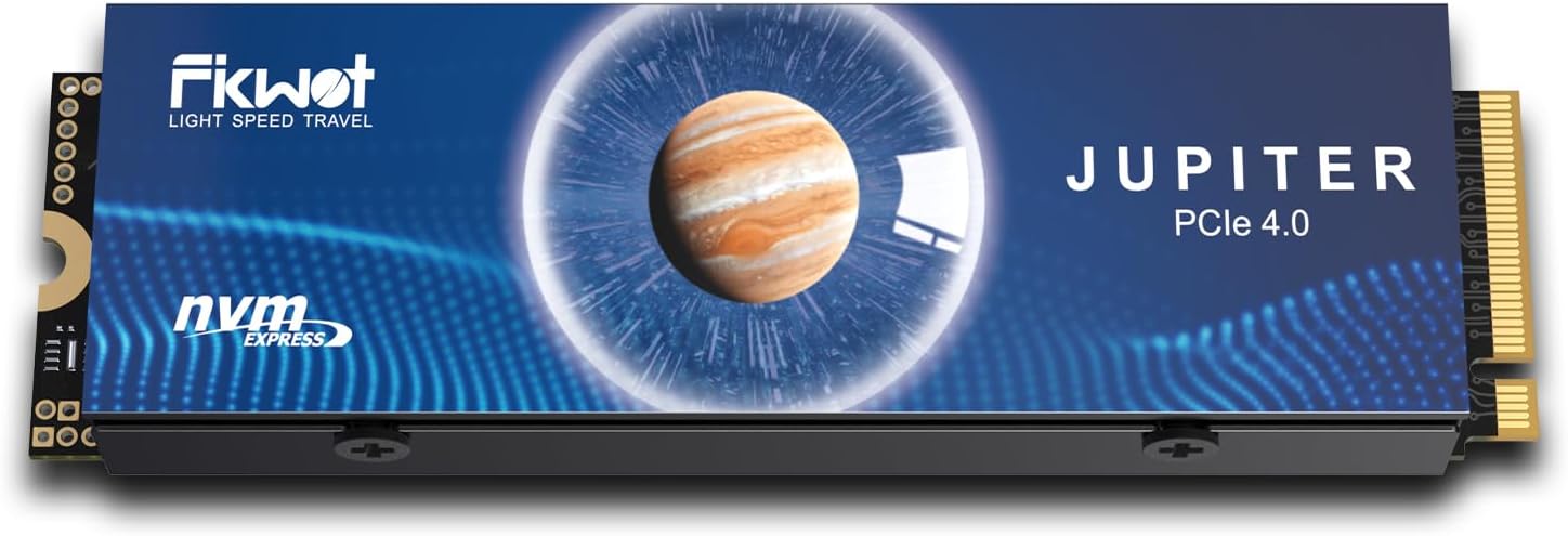 FX910 2TB M.2 NVMe SSD for PS5&PC, PCIe Gen4 2280 Gaming SSD with Heat