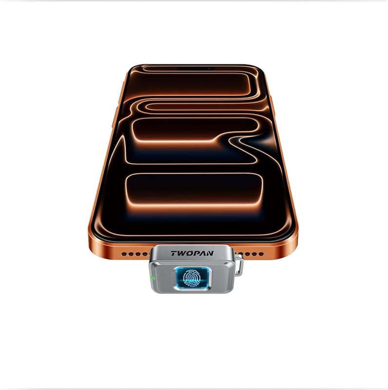 256GB USB-C External SSD with Fingerprint Lock for Steam Deck and PS5