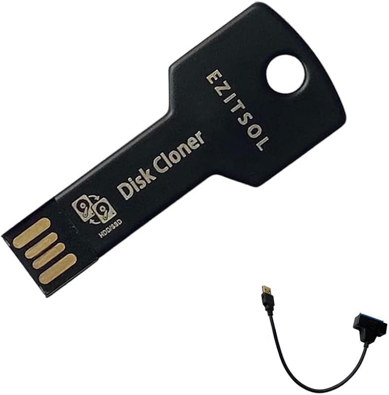 Disk Cloning Kit with USB Cable and Bootable Drive for HDD or SSD Upgr