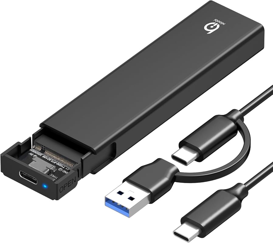 M.2 NVMe to USB 3.2 Gen 2 Adapter for 2230 to 2280 SSDs with UASP