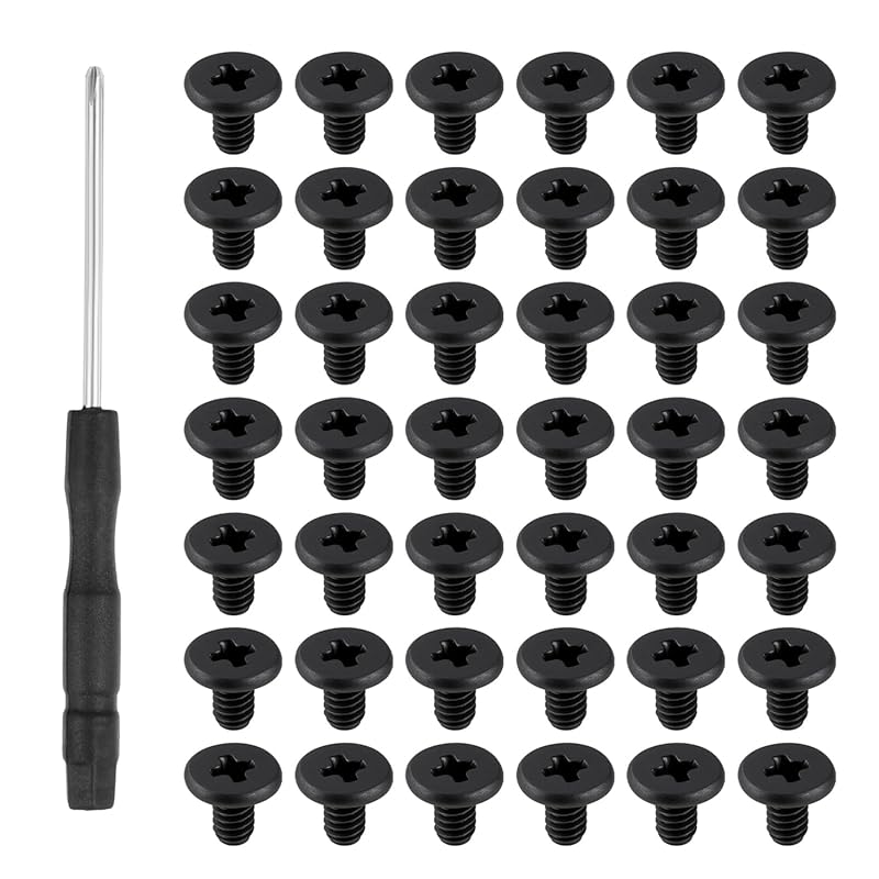 50 PCS M.2 SSD Mounting Screws Kit, PCIE Nvme M2 X 3 MM Replacement Ph