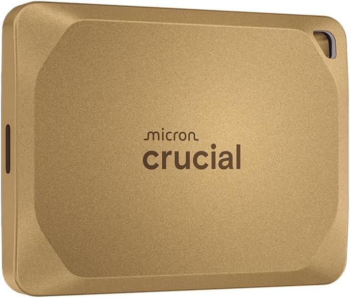 Crucial X10 Pro 2TB Portable SSD, Up to 2,100MB/s Read, 2000MB/s Write
