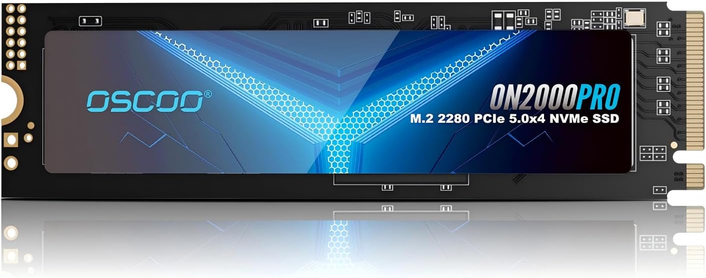 2TB Gen 5 NVMe SSD with 14,000 MB/s Speed, Graphene Heatsink for Gamin