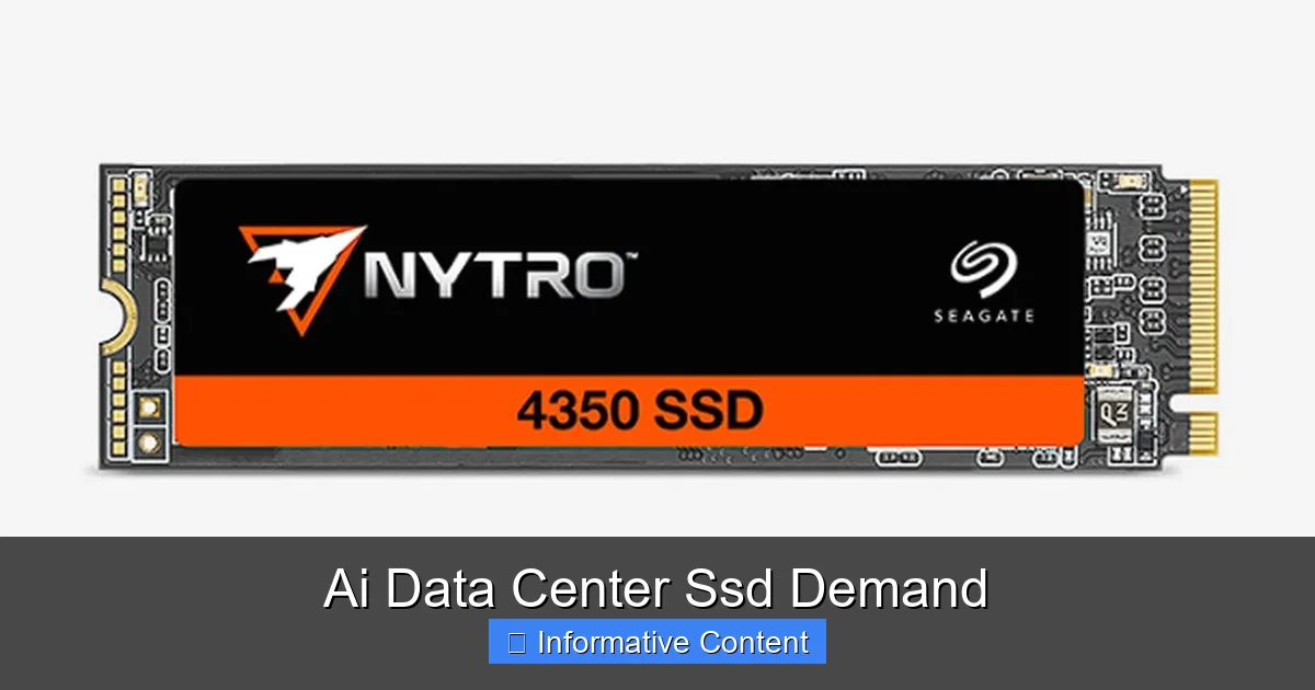 Ai Data Center Ssd Demand