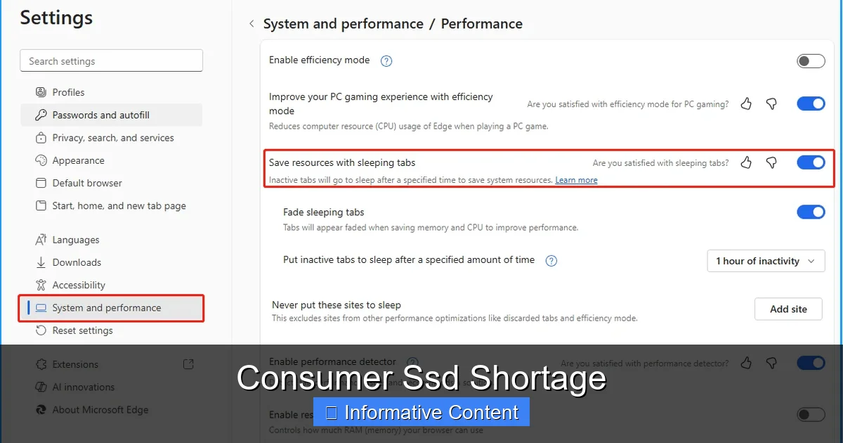 Consumer Ssd Shortage