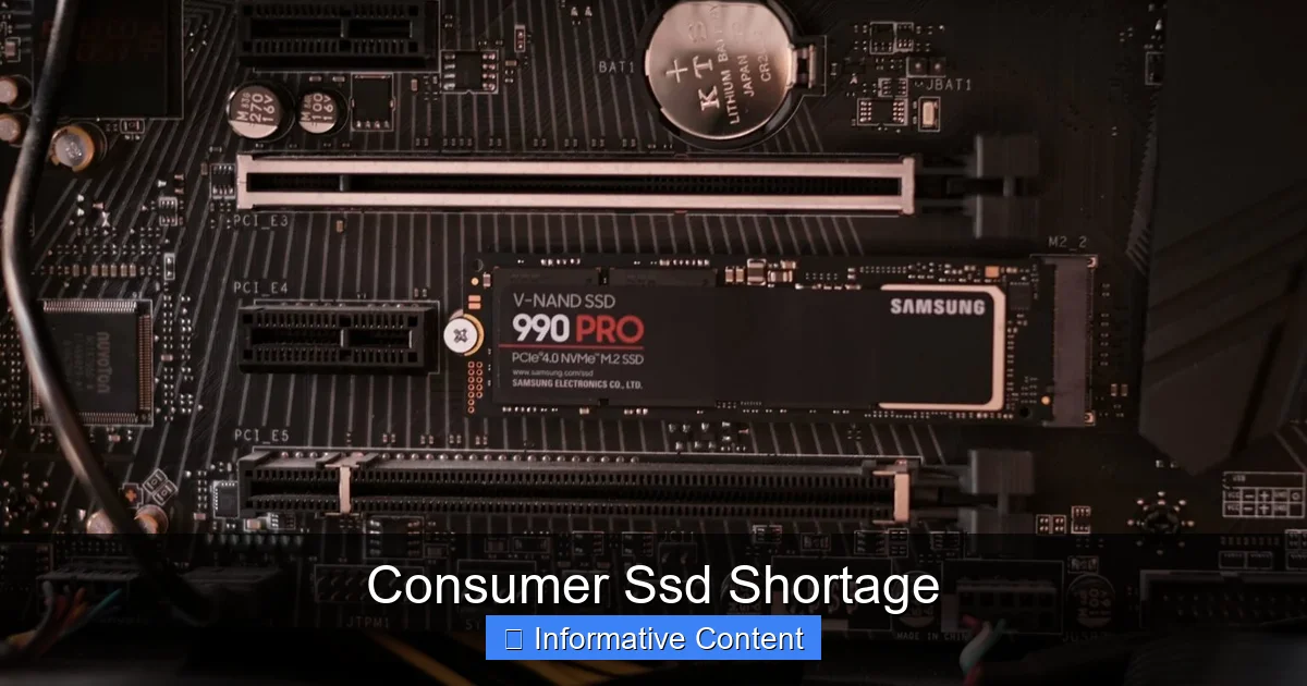 Consumer Ssd Shortage