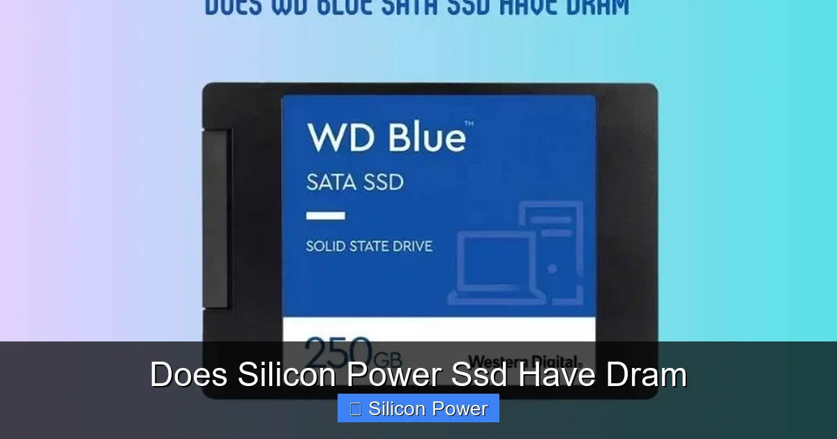 Does Silicon Power Ssd Have Dram