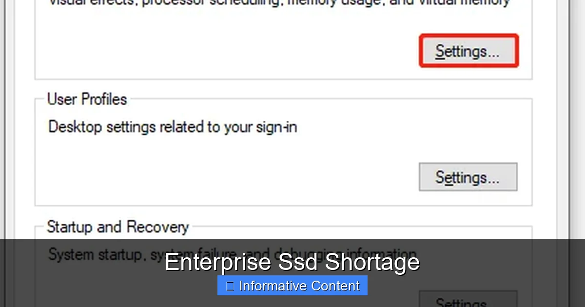 Enterprise Ssd Shortage