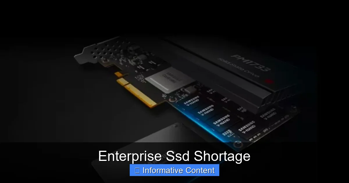 Enterprise Ssd Shortage
