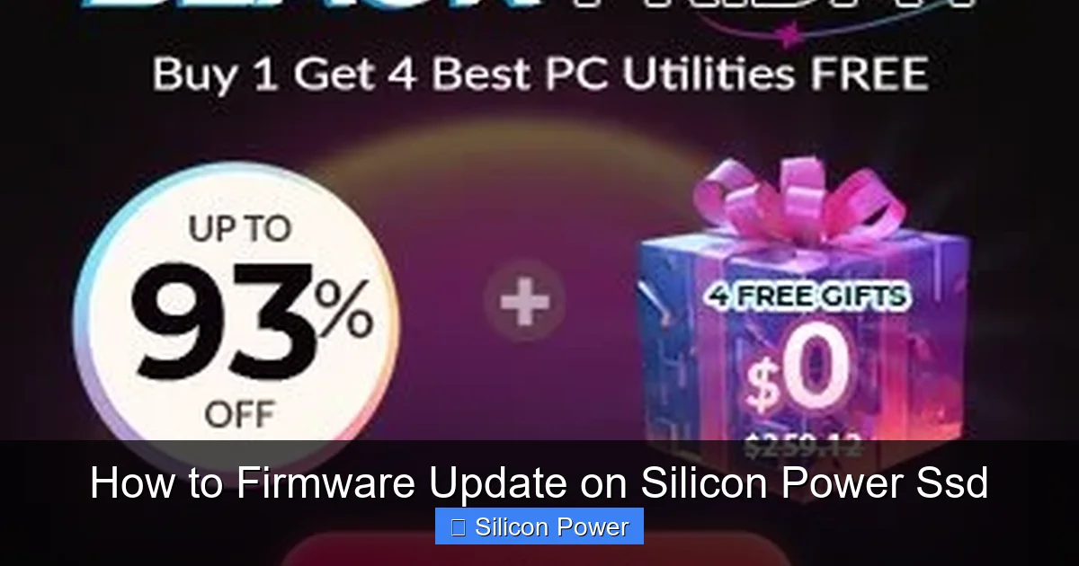 How to Firmware Update on Silicon Power Ssd