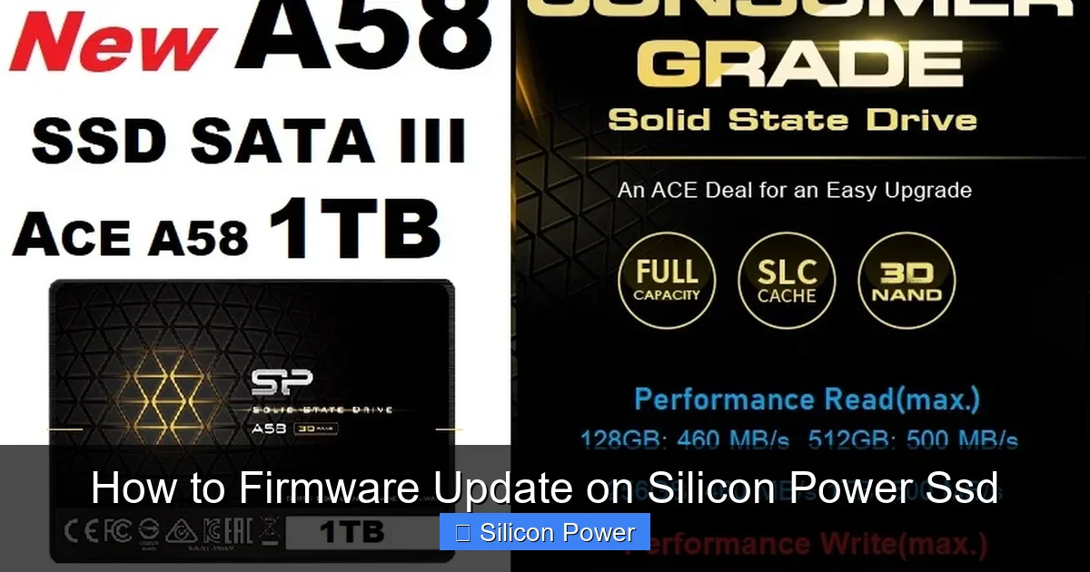 How to Firmware Update on Silicon Power Ssd