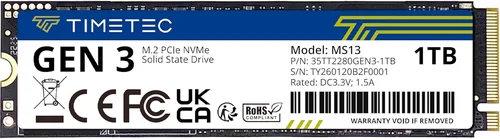 Timetec 1TB SSD NVMe PCIe Gen3