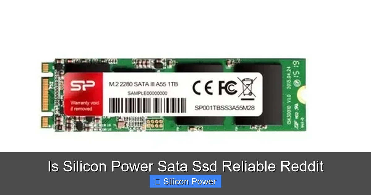 Is Silicon Power Sata Ssd Reliable Reddit