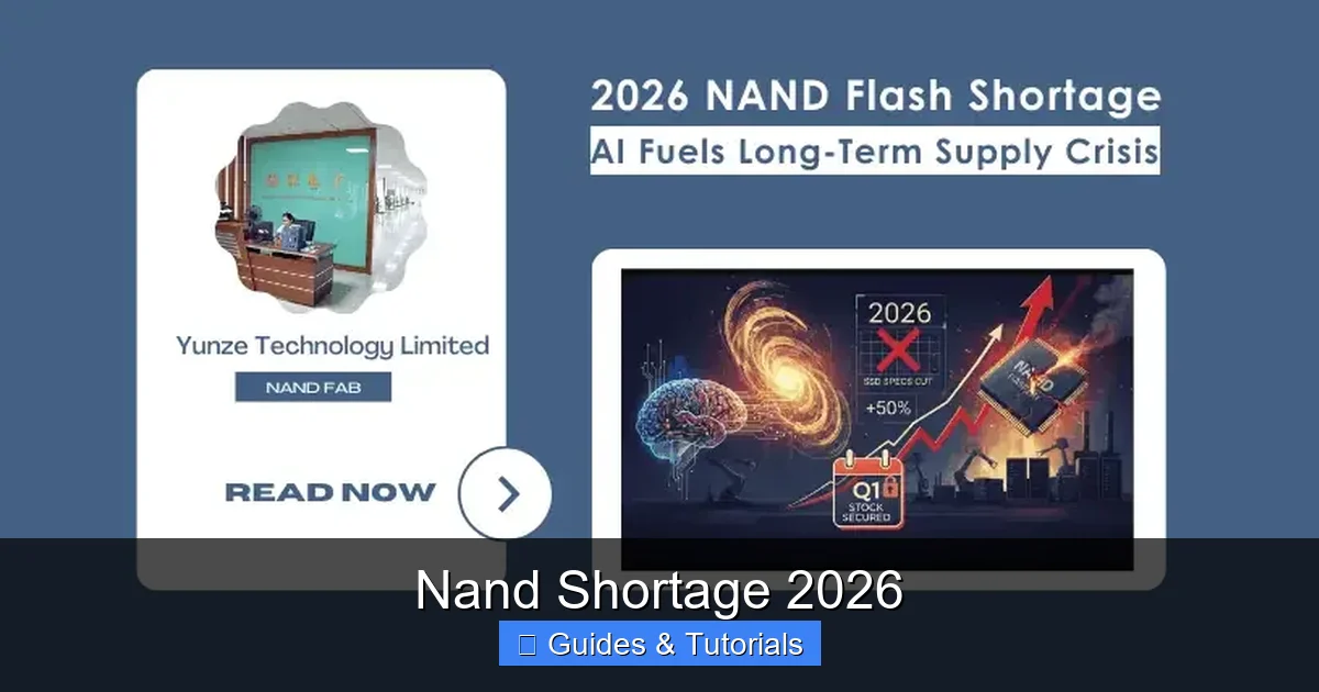 Nand Shortage 2026