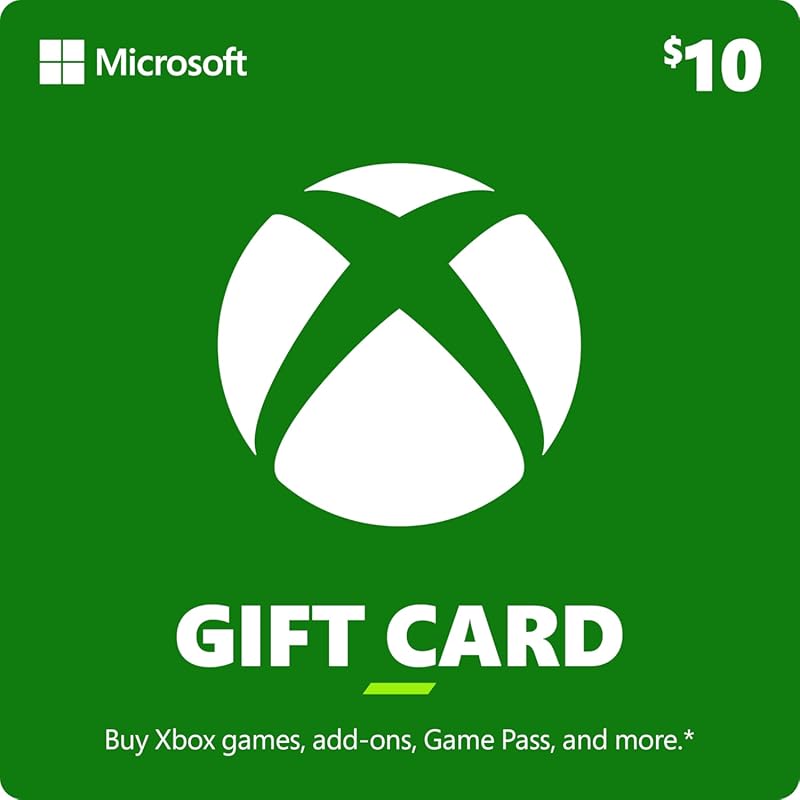 $10 Xbox Gift Card Digital Code – Instant Download to Xbox Wallet
