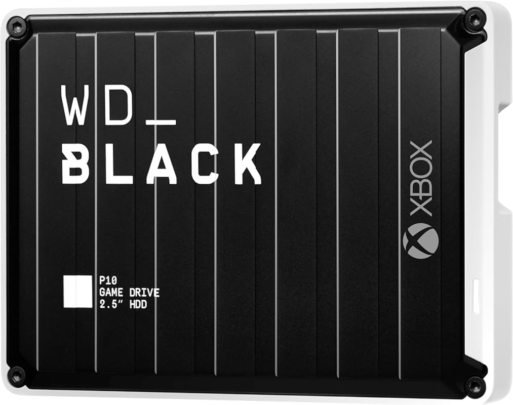 WD Black 5TB P10 Game Drive for Xbox – 1-Month Xbox Game Pass Included