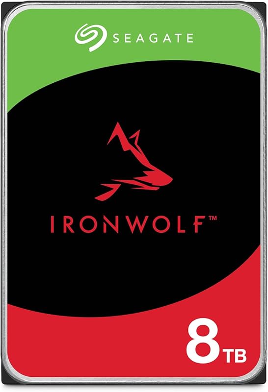 Seagate IronWolf 8TB NAS HDD with 7200RPM for RAID network storage and