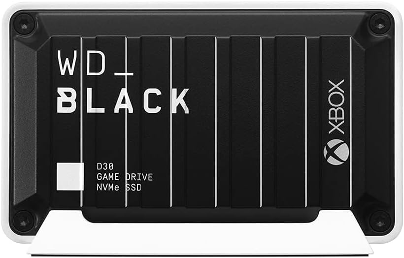 WD Black D30 2TB Portable SSD with 900MB/s speed for Xbox, PC gaming