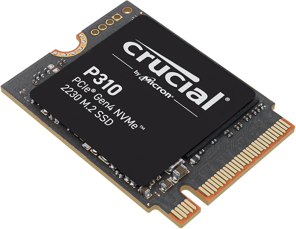 Crucial P310 1TB M.2 NVMe PCIe Gen4 SSD, Up to 7,100MB/s, Ideal for St