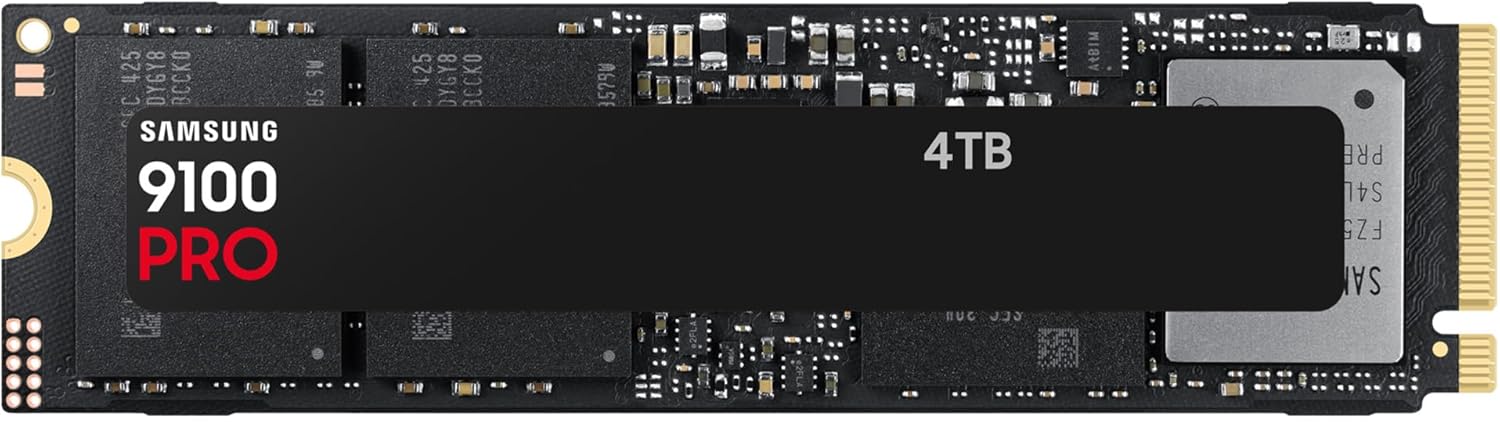 Samsung 9100 PRO 4TB PCIe 5.0 x4 NVMe SSD Designed for Professionals a