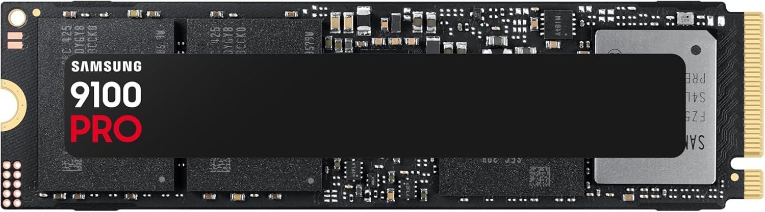 Samsung 9100 PRO 2TB PCIe 5.0 M.2 SSD for AI, Gaming & Workstations - 