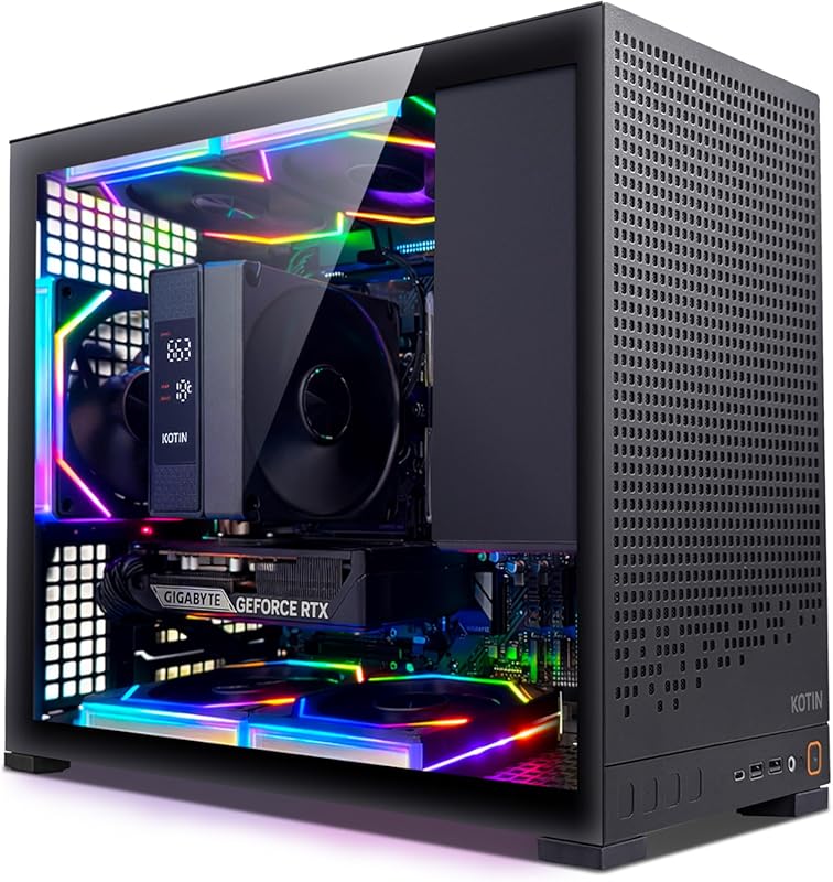 KOTIN Prebuilt Gaming PC with Ryzen 5 9600X, RTX 5060, 16GB DDR5, 1TB