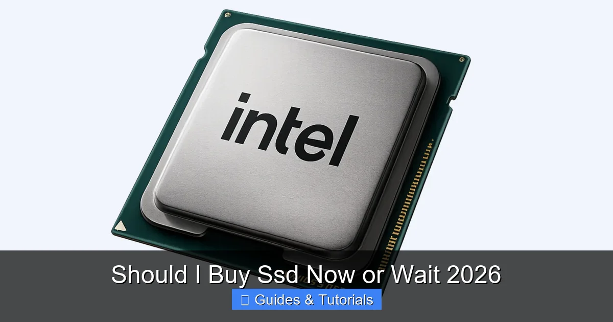 Should I Buy Ssd Now or Wait 2026