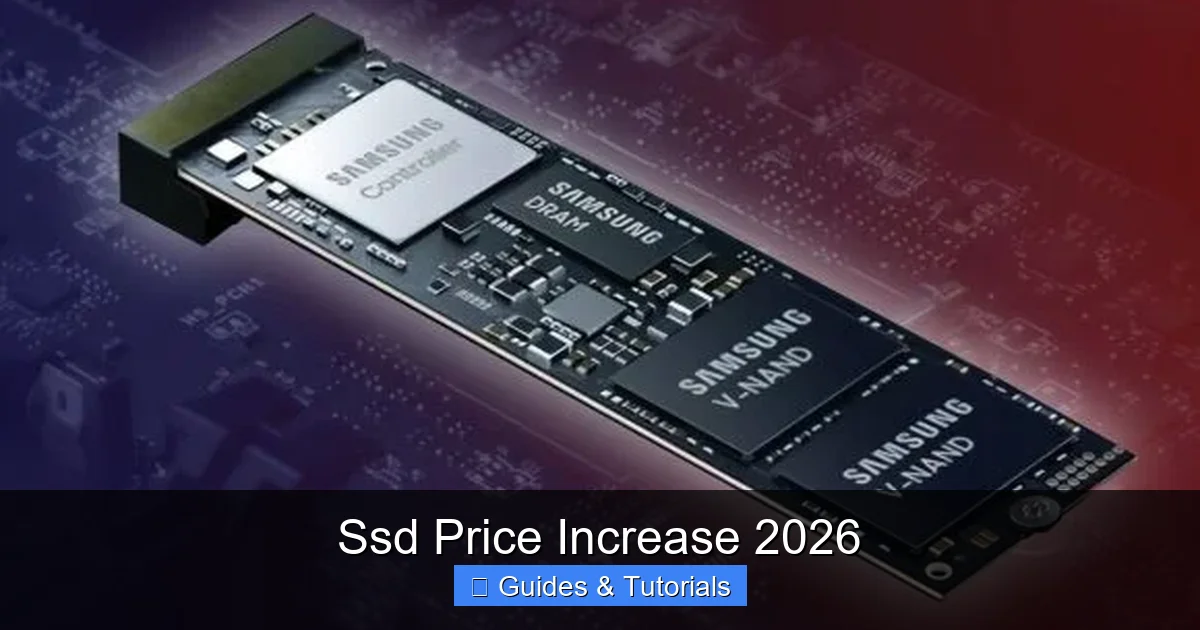 Ssd Price Increase 2026