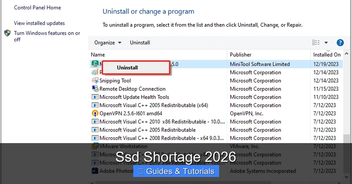 Ssd Shortage 2026