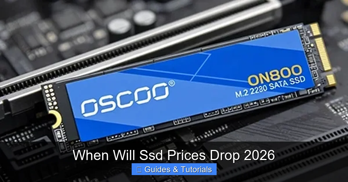 When Will Ssd Prices Drop 2026